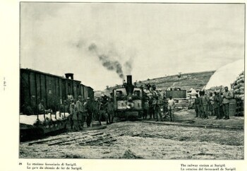 La estacion del ferrocarril de Sarigol