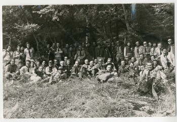Memorial photo of old Scouts at Kastania
