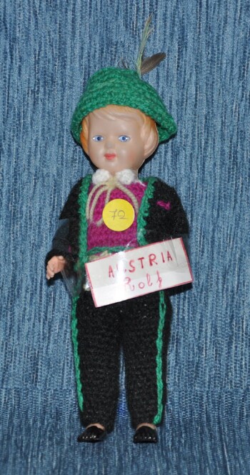 Austrian traditional doll, Rolf