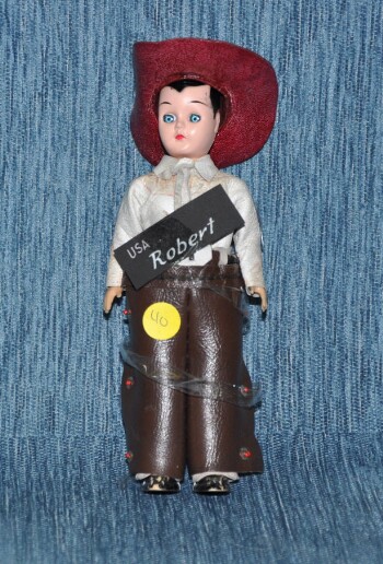 Cowboy vintage doll, Robert