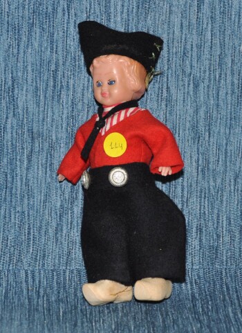 Dutsh boy doll with wooden clogs