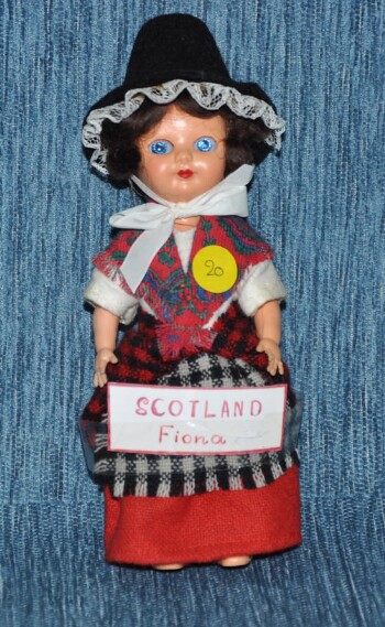 Fiona, Scotland doll in traditional costume