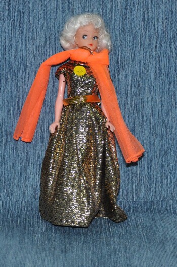 Modern blonde doll