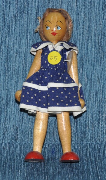 Polish wooden girl doll