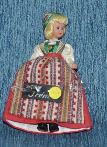 Weibull folklore costume doll, Irene