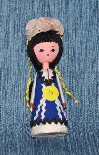 Wooden girl doll