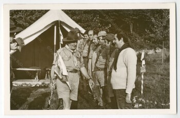 Inspection from the Scouts' chief in Kastania of Imathia