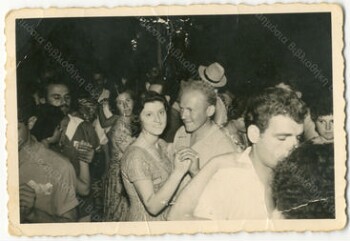 Zoi and Theologis Mourtzios in Agia Marina's festival