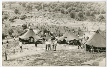 Scouts camp at Agia Triada region of Naoussa