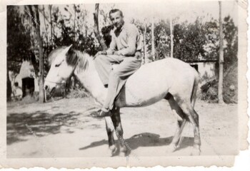 Riding a horse at Kefalochori village of Imathia