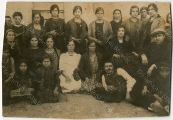 Girls from the village of Agia Varvara