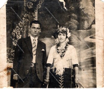 The couple Emmanouil Fanaras in 1936