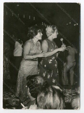 With the singer Poly Panou