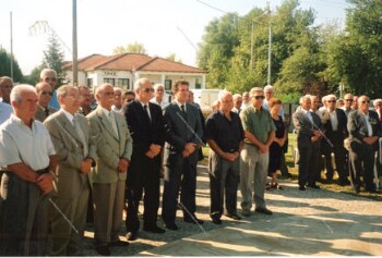 State representatives honor the combatants of the battle of Stavros village of Imathia