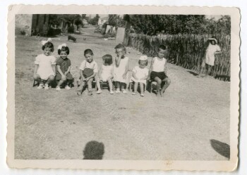 Infant party in the yard