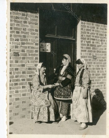 Snapshot of a theatrical play during rehearsal