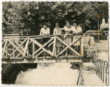 At the park in the waterfall area, Edessa 1957