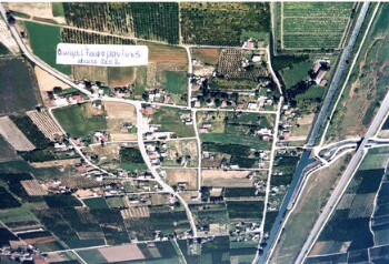Aerial photograph settlement of Rapsomaniki village of Imathia