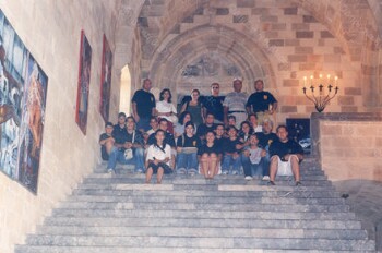 Memorial photograph in the Knights' Castle, Rhodes