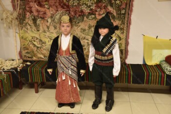 Male and female Pontus costume's of Trabzon