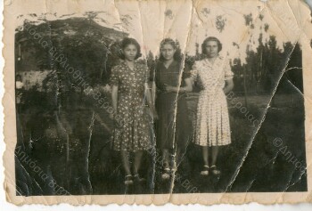 Friends from the village of Agia (Saint) Marina