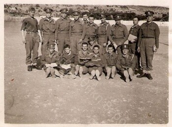 Soldiers from Fitia village at the Gendarmerie School in 1945