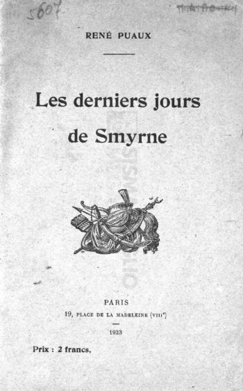Les derniers jours de Smyrne