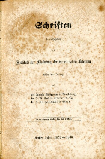 Geschichte der Juden von den altesten zeiten bis auf die gegenwart, vom abschlus der Talmud (500) bis zum aufbluhen der judisch-spanishchen cultur (1027)
