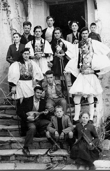 Carnival in Livadi village, decade of the 50s