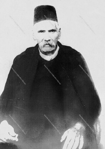 Κοκκινοπλίτης γέροντας, αρχές 20ου αι.