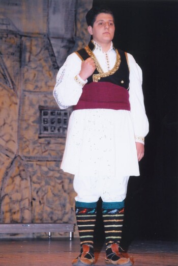 Male traditional costume from Episkopi Naoussa