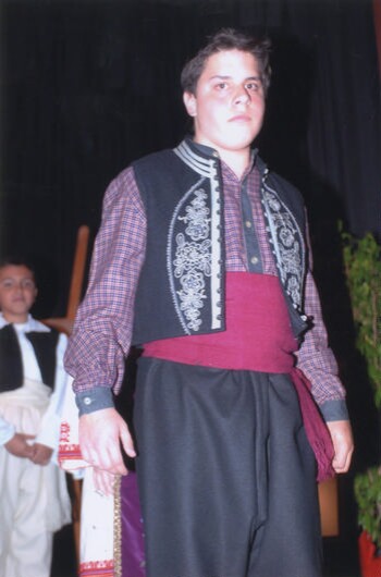Traditional male costume of Roumlouki of Alexandria