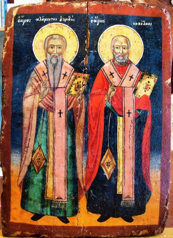 Άγιοι Κλήμης Αχρίδας και Νικόλαος, Ο άγιος Κλήμεντος Οχριδών - ο άγιος Νικόλαος
