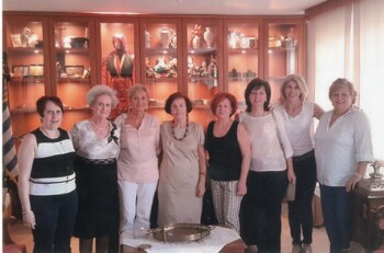 LGV Board visit to the cloakroom of Greek Woman in Serres