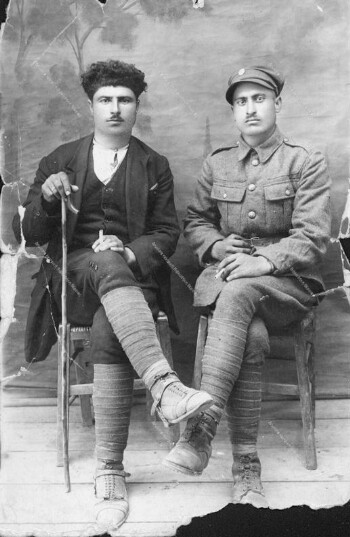Γιάγκος Καραγιώργος και Στέργιος Κουκούδης (Μίσιας), Γιαννιτσά 1919