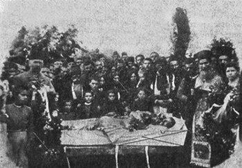 Nikolaos Beli's funeral in Gevgeli in 1904