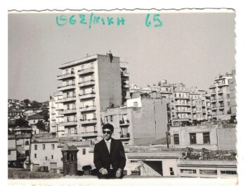 On the rooftops at Agios Dimitrios street in Thessaloniki