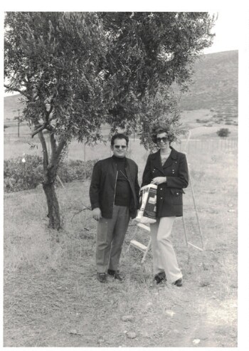 Ο Γιώργος Ρούσσος και η γυναίκα του Χέλγκα