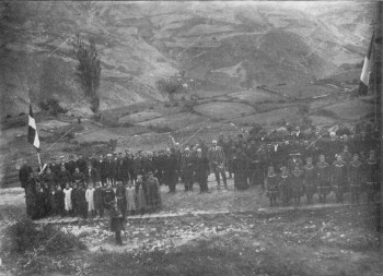 Welcoming Rene Ruaux, Metsovo, 1913