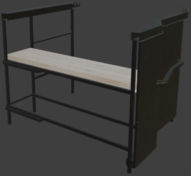 Glassworking benches