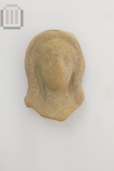 Head of aclay female bust