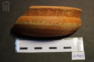 Part of an inscribed thasian kylix