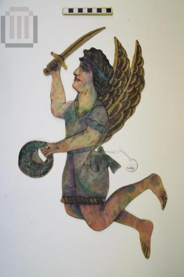 Angel figure shadow puppet