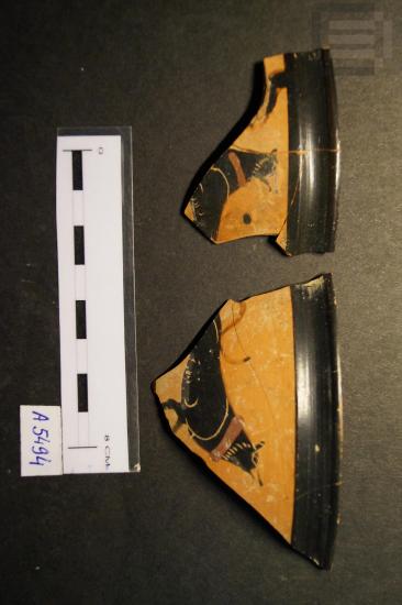 Rim parts of an attic cup