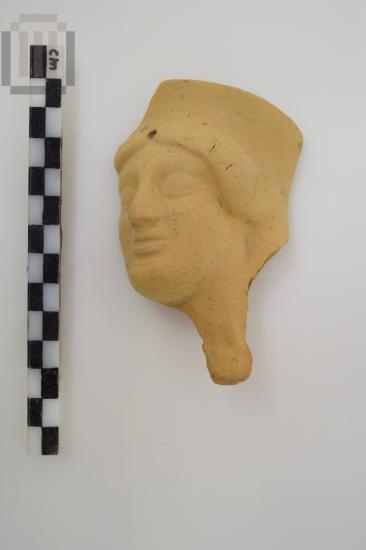 Fragment of a terracotta female bust
