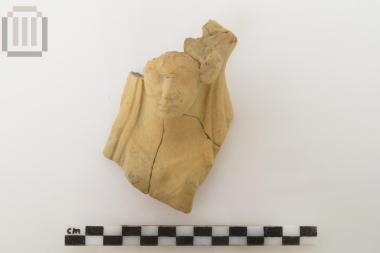 Terracotta female bust