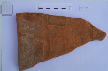 Fragment of a Thasian stamped roof tile