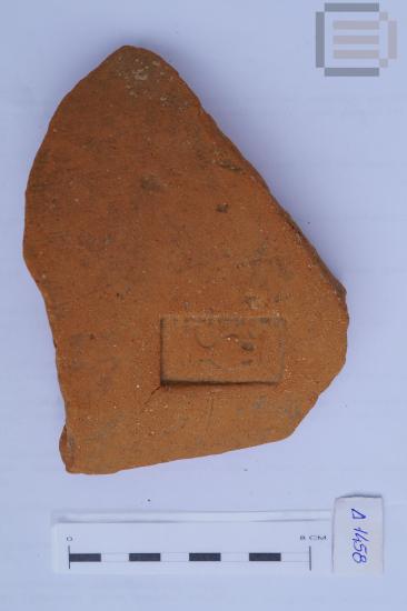 Fragment of a Thasian stamped roof tile