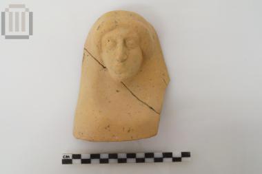 Terracotta female bust
