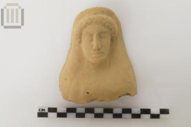 Terracotta female bust